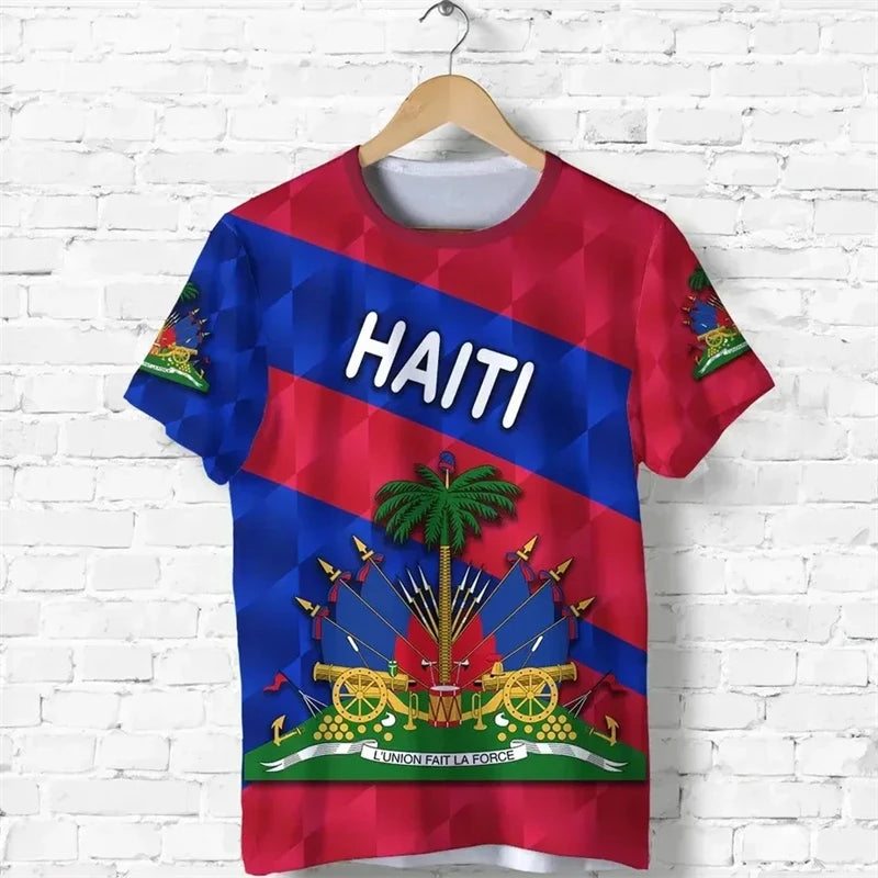 Haiti Flag Heritage T-Shirt.