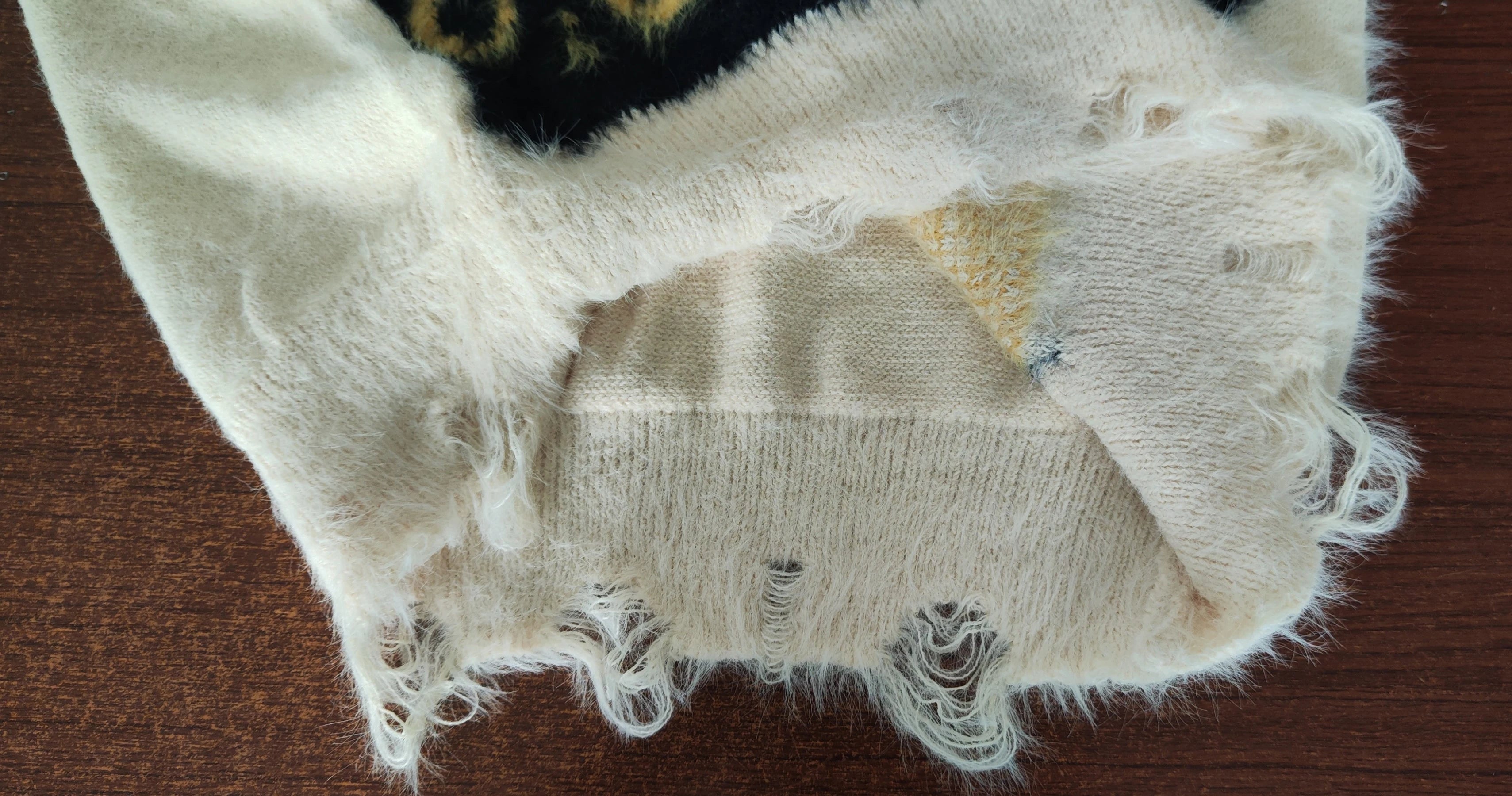Vintage Knit Cat Sweater
