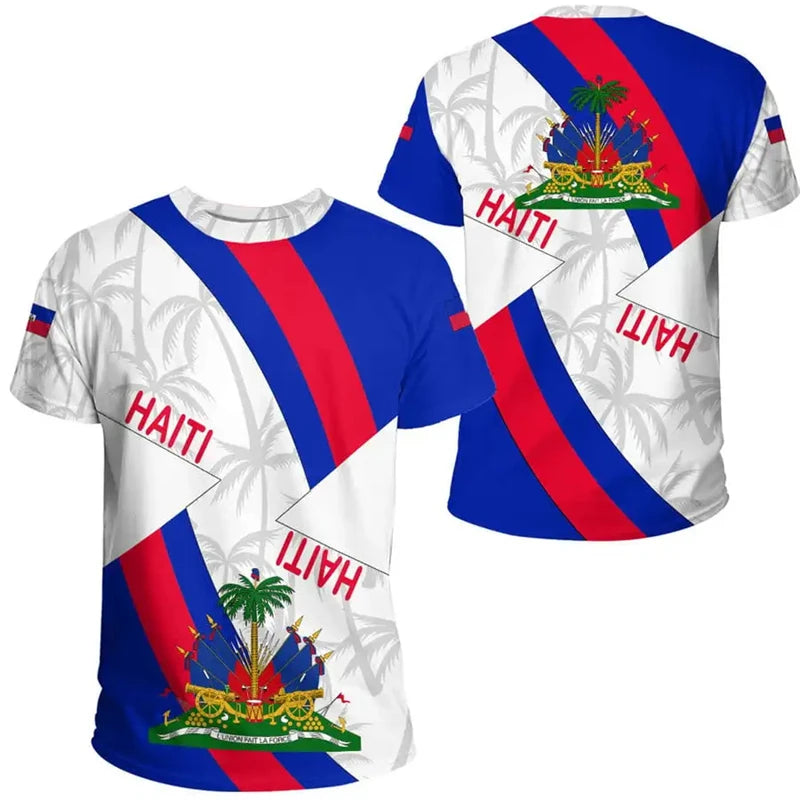 Haiti Flag Heritage T-Shirt.