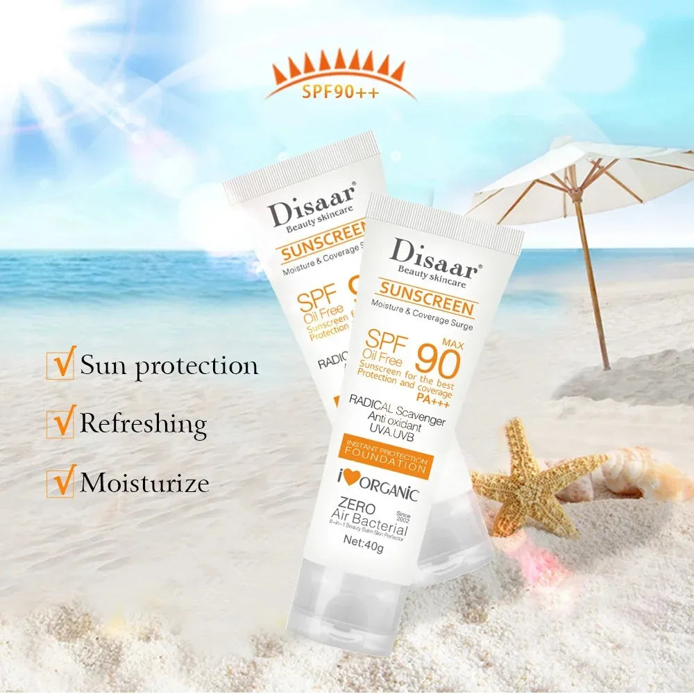 Waterproof Body & Facial Sunscreen Cream (SPF 90+)