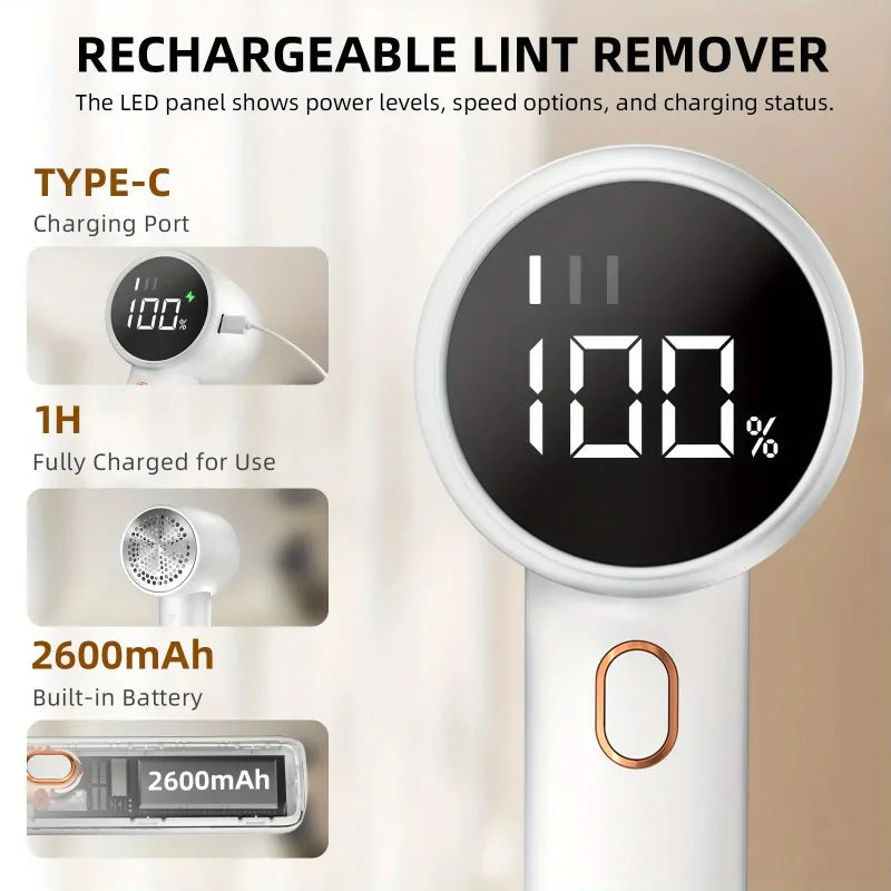 Digital Fabric Shaver & Lint Remover