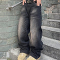 Vibe Check Wide-Leg Streetwear Jeans