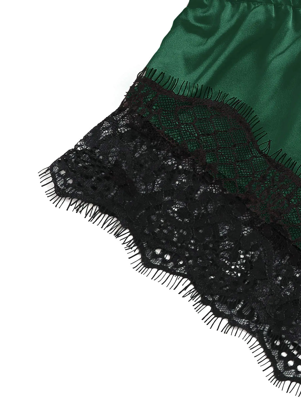 Satin & Lace Pajama Set.