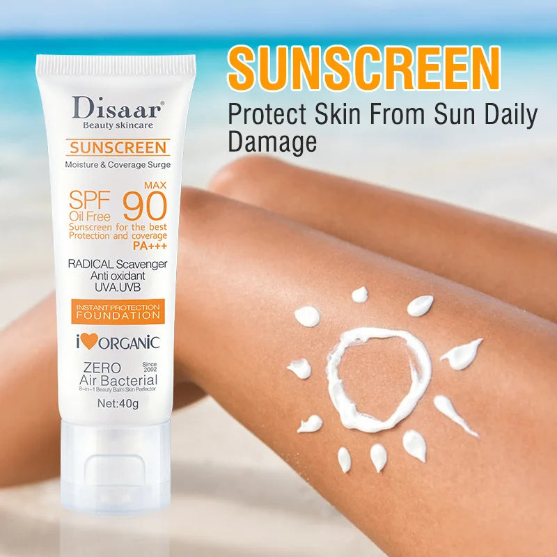 Waterproof Body & Facial Sunscreen Cream (SPF 90+)