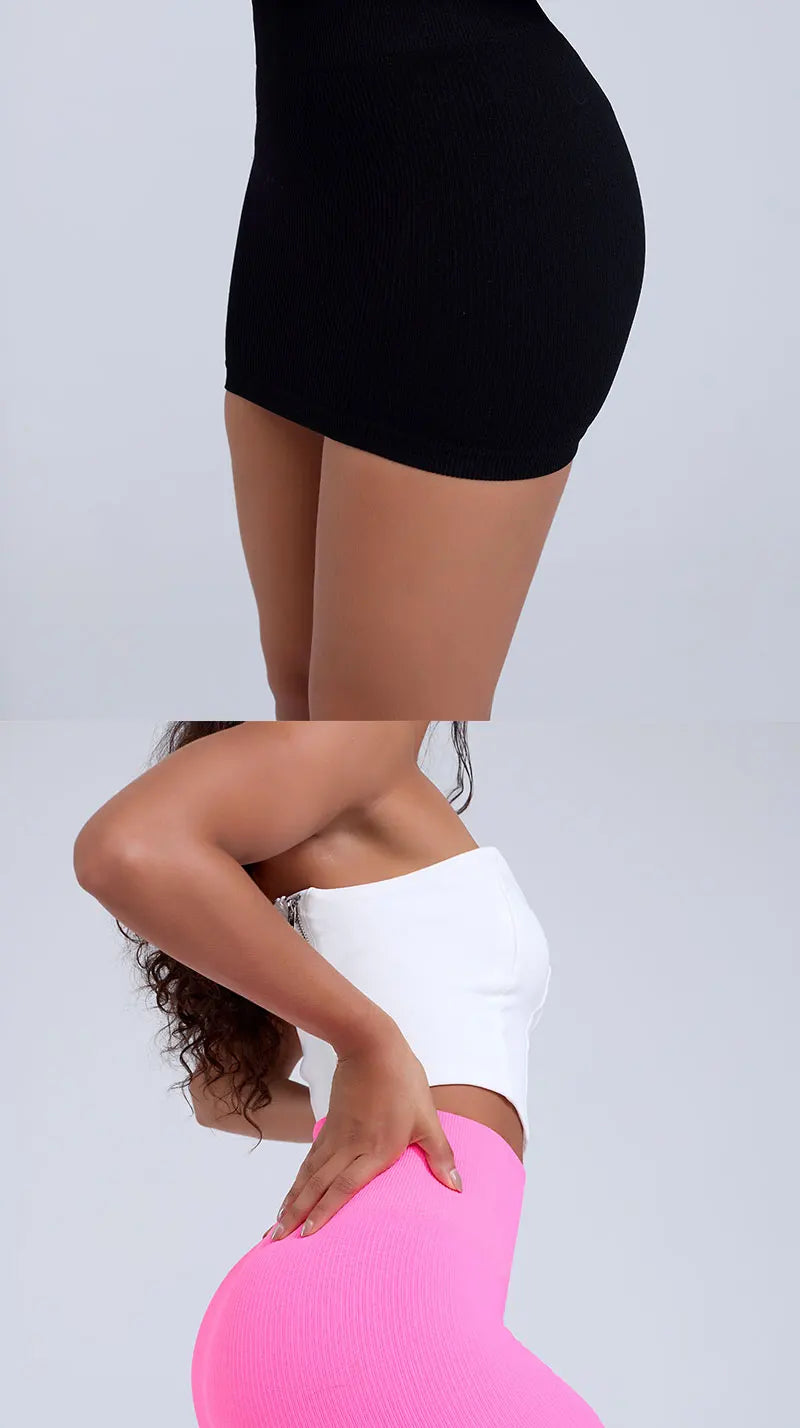 Vibe Check Knitted Mini skirt