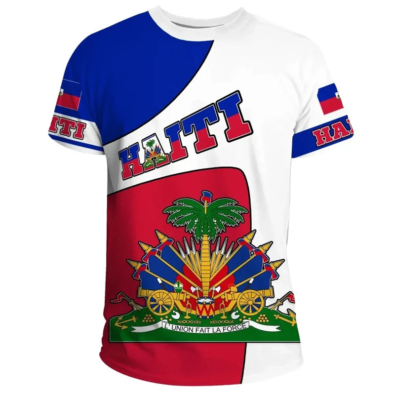 Haiti Flag Heritage T-Shirt.