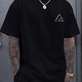 Oversized 100% cotton letter print tee