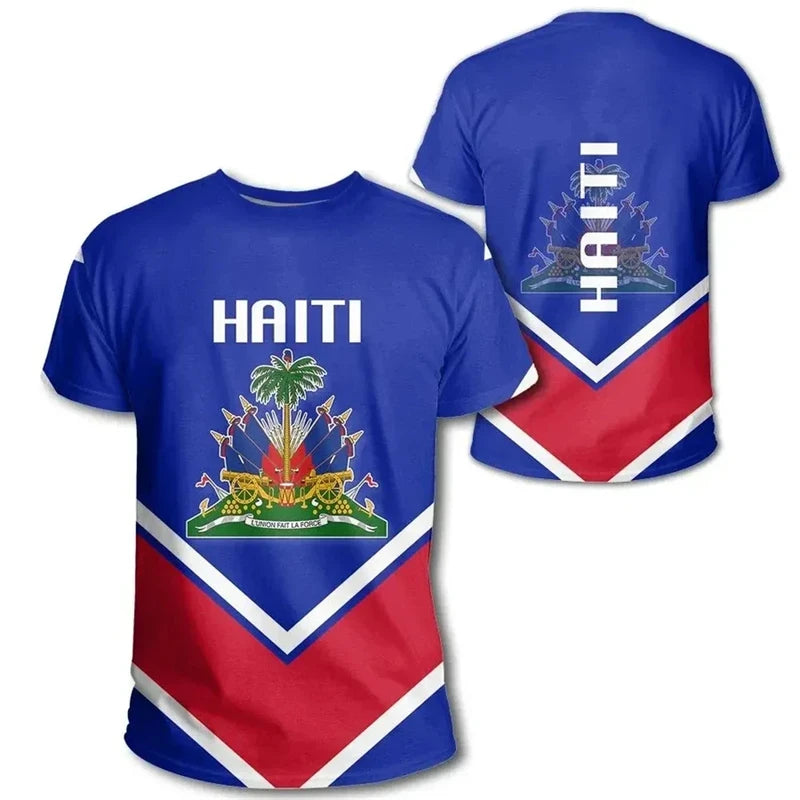 Haiti Flag Heritage T-Shirt.