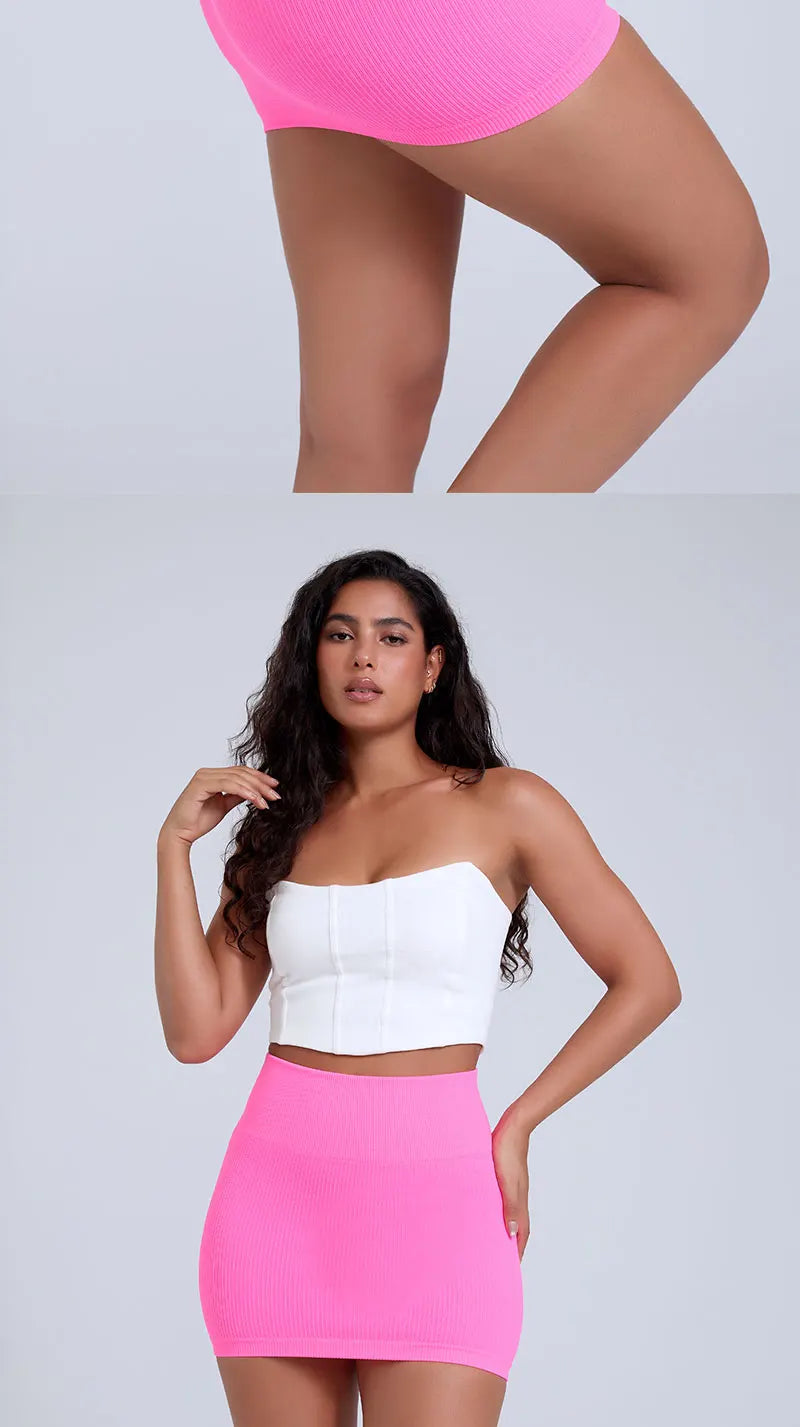 Vibe Check Knitted Mini skirt