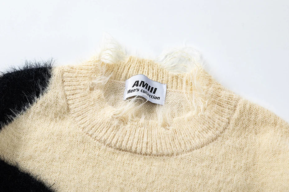 Vintage Knit Cat Sweater