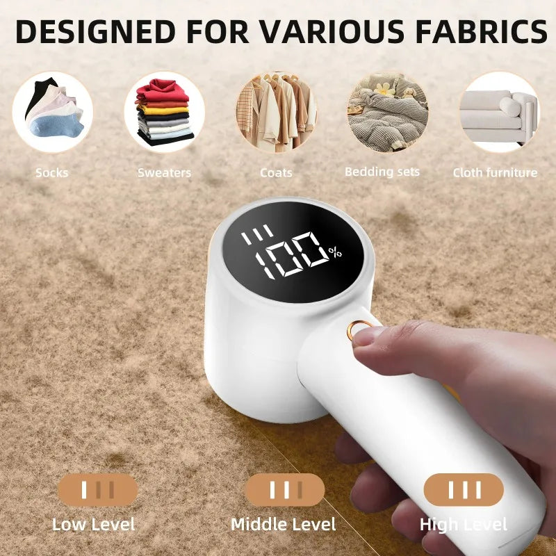 Digital Fabric Shaver & Lint Remover