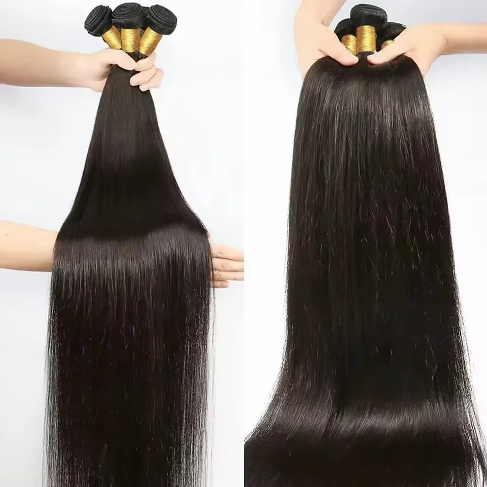 Bone Straight Human Hair Bundles